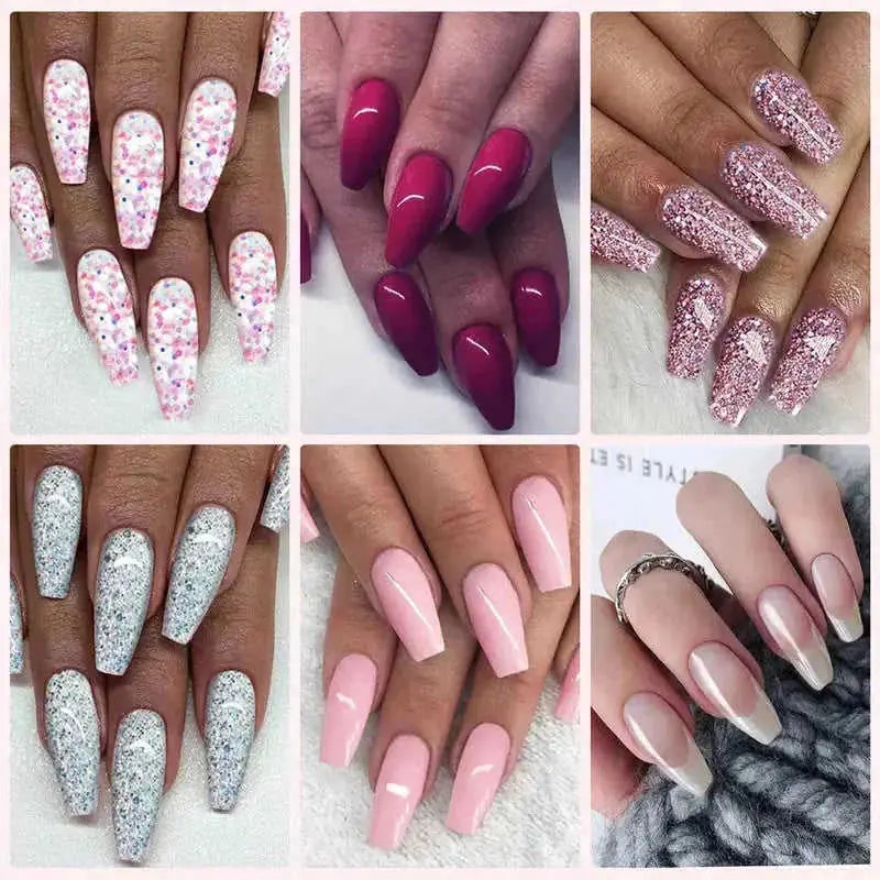 multi-color nail glue set | fast-drying nail adhesive | professional nail art glue | energy saving