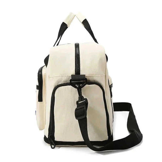 large-capacity travel bag | water-resistant nylon material | crossbody handbag for women | ultrasonic cleaning