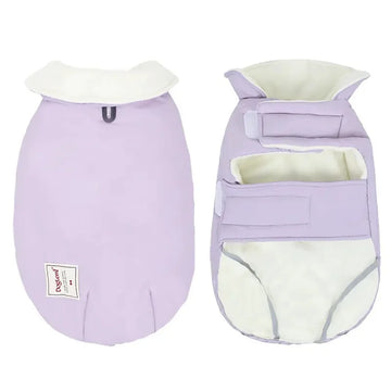 cold-proof dog vest | cotton-padded turtleneck sweater | solid color pet clothes | energy saving