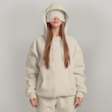Women's Fashion Solid Color Hooded Top Meifu Market