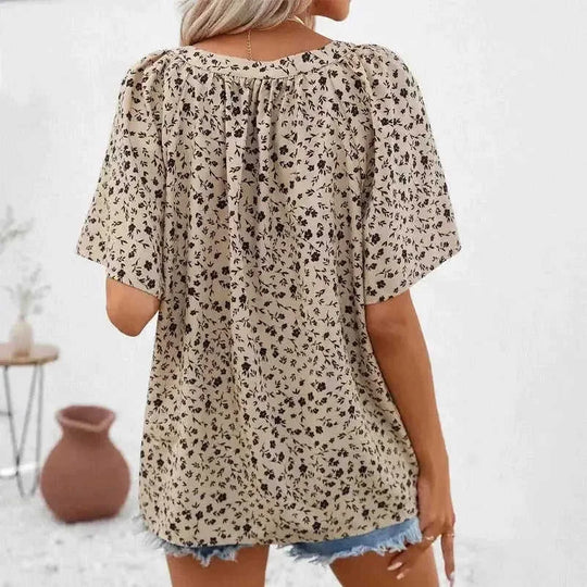 plus size printed shirts | polyester spandex blend | short sleeve stand collar | energy saving