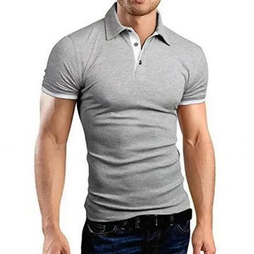 breathable cotton fabric | slim-fit polo shirt | moisture-wicking technology | energy saving