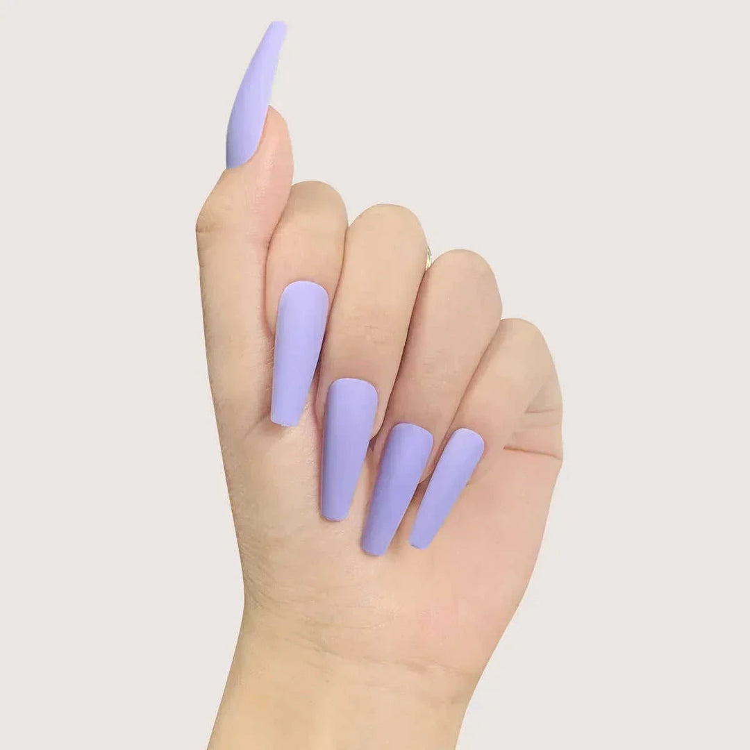 press-on nails for women | coffin shaped acrylic nails | long stiletto fake nails | energy saving