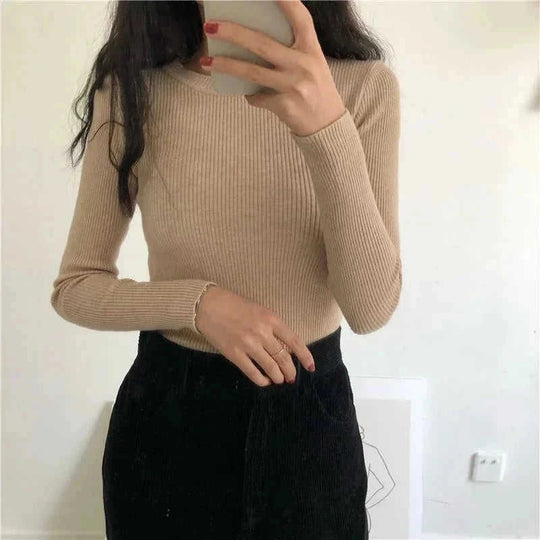 ultra-fine merino wool | slim-fit turtleneck sweater | lightweight thermal layer | energy saving