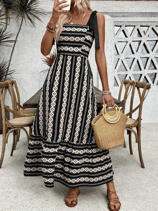 lightweight cotton blend | breathable summer dress | adjustable sling swing | energy saving