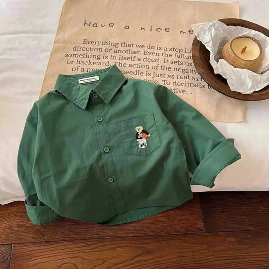 organic cotton long sleeve shirt | toddler casual clothing autumn | childrens long sleeve cotton shirt | energy saving