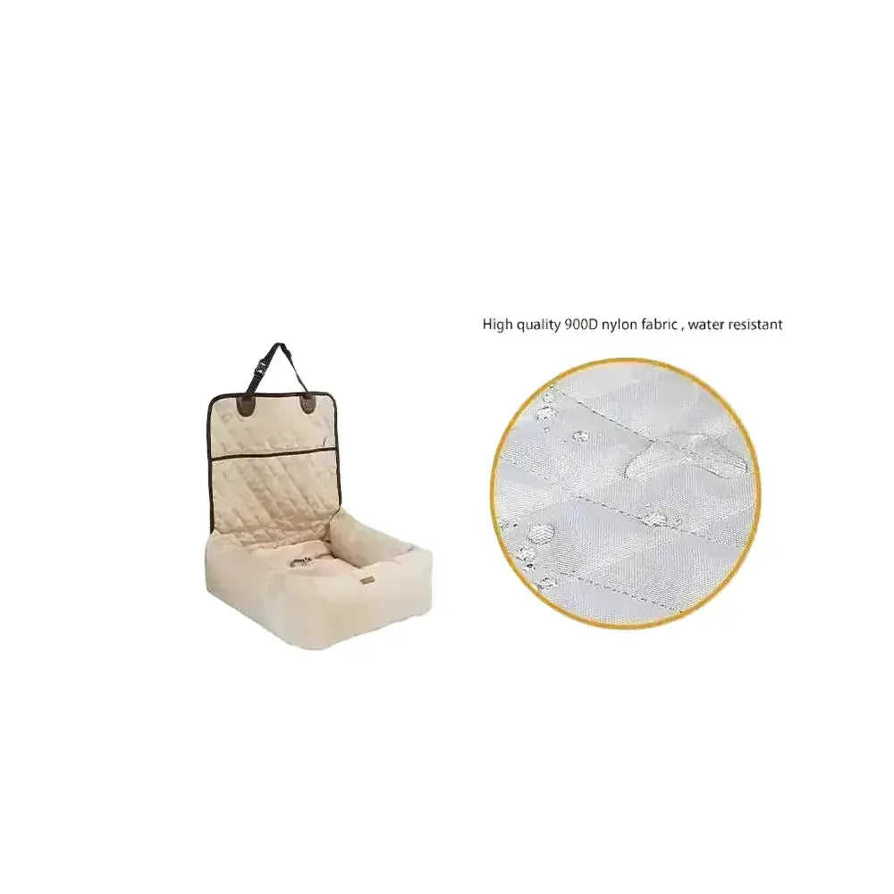 2-in-1 Pet Dog Car Seat & Carrier - Foldable Travel Bed Booster - Meifu Market