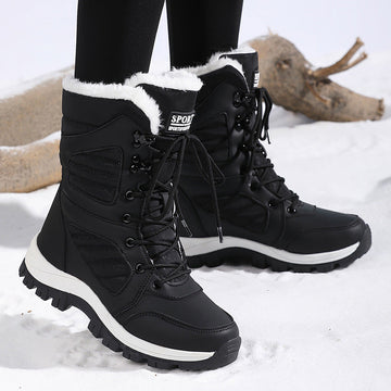 Thickened Long Wool Plus Velvet Warm Snow Boots Meifu Market