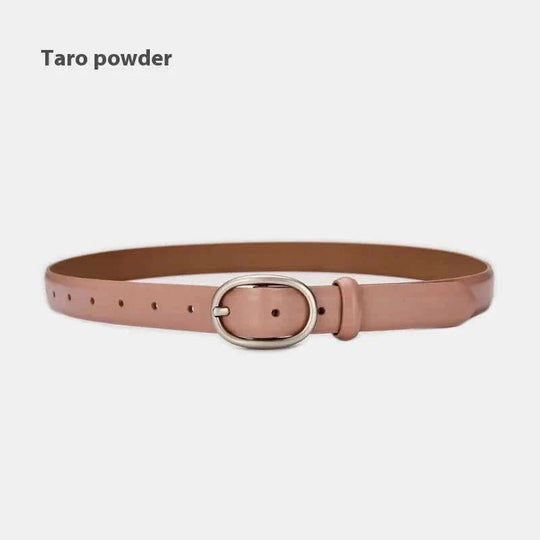 womens thin leather belt | adjustable jeans strap belt | genuine cowhide belt black | energy saving