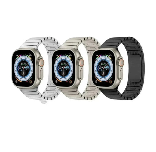 magnetic clasp closure | adjustable metal strap | premium replacement band | ultrasonic cleaning