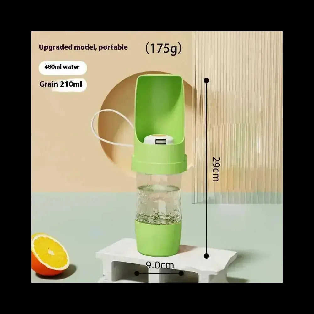 2-in-1 Travel Dog Water Bottle - Portable Pet Dispenser & Feeder Meifu Market