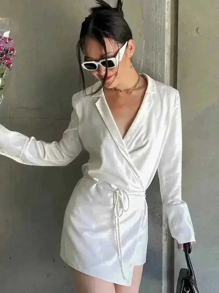 lace trim neck shirt dress | flare sleeve midi dress | spring women office dress | ultrasonic cleaning