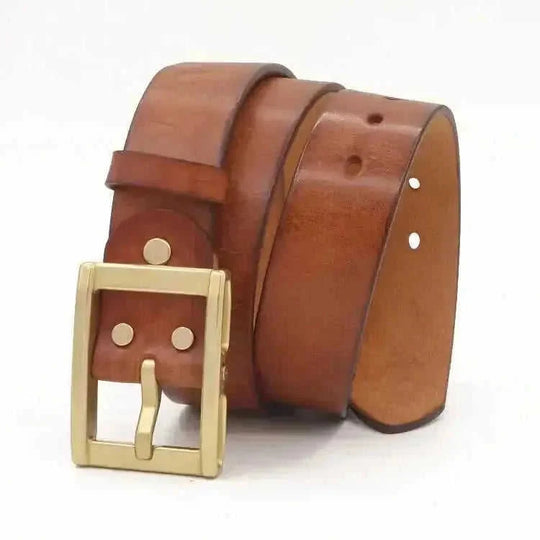heavy-duty cowhide leather belt | 15 inch wide mens belt | vegetable tanned leather | ultrasonic cleaning