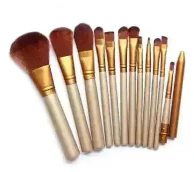 professional makeup brush set | stainless steel brush handles | vegan synthetic bristles | ultrasonic cleaning