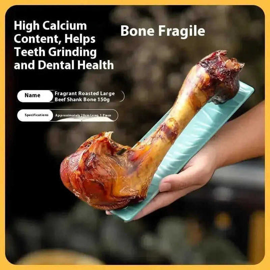 Large Small Puppies Teeth Cleaning Training Reward Pet Molar Rod 1pcs - reverse side showing construction