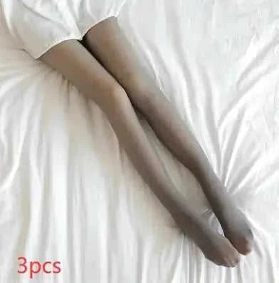 fleece lined tights for women | thermal winter leggings plus size | opaque fleece lined pantyhose | energy saving