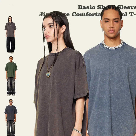 premium cotton blend t-shirt | relaxed fit mens tee | breathable summer shirt | ultrasonic cleaning