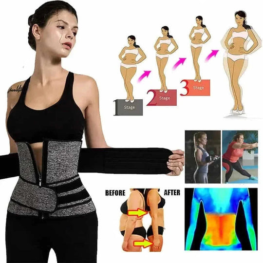 shapewear bodysuit for women | adjustable waist trainer belt | tummy control bodysuit | energy saving