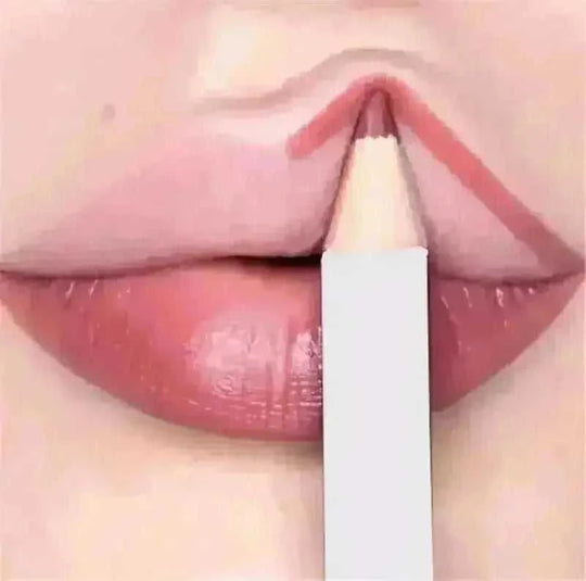 6PCS/Set Fashion Women's Long-Lasting Waterproof Lipstick Liner set - back view (pattern: check | style: modern)