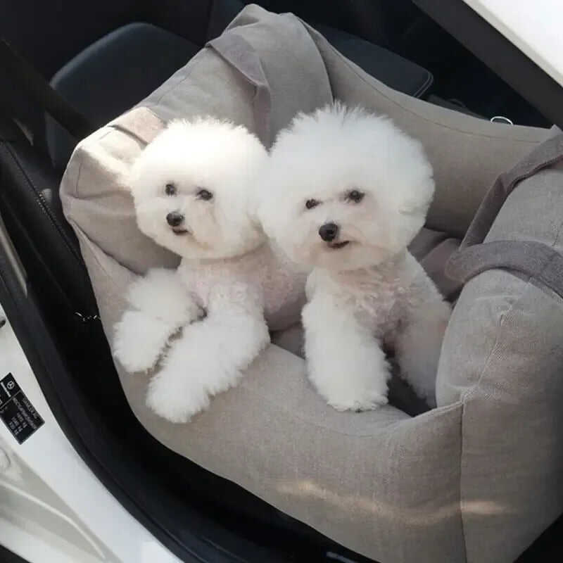 Pet Dog Car Carrier Seat Waterproof Basket Portable Car Seat Safety Travelling Mesh Hanging Bags Breathable Beds & Sofas Meifu Market