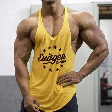 moisture-wicking cotton vest | breathable sleeveless workout top | muscle fit training tank | ultrasonic cleaning