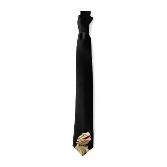 d cartoon animal print ties | polyester slim necktie | adjustable length tie | energy saving