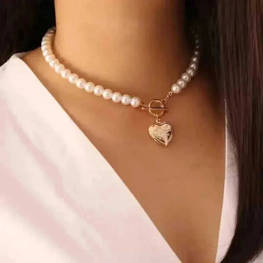 sterling silver necklace | freshwater pearl pendant | vintage style jewelry | ultrasonic cleaning