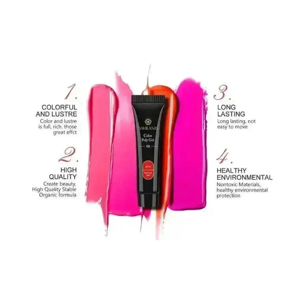 15g nail colored crystal extension glue SY12 - color variant display