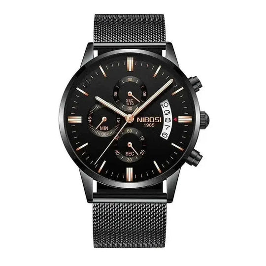 sapphire crystal glass | 100m water resistance | stainless steel bracelet | ultrasonic cleaning