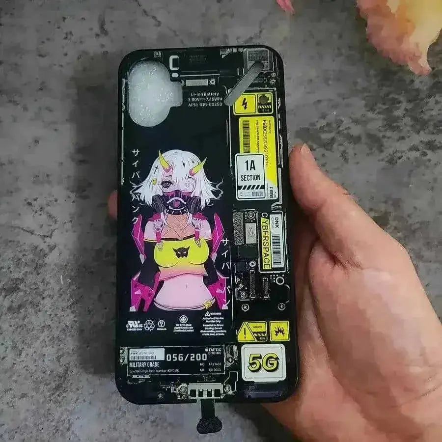 led back cover case | tempered glass protection | wireless charging compatible | energy saving