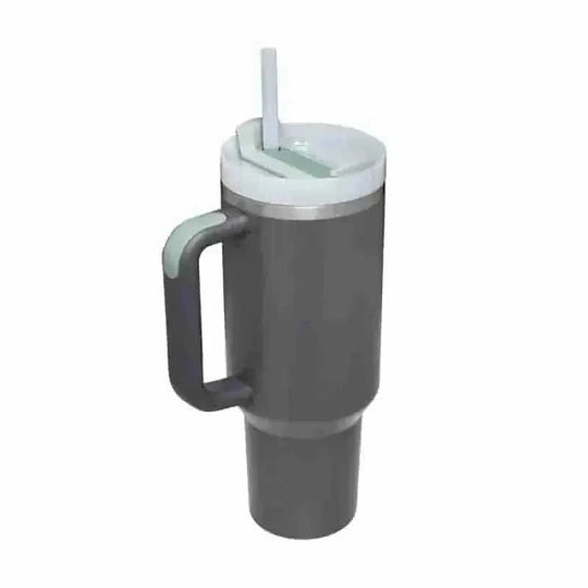 oz insulated tumbler with straw | stainless steel vacuum insulation | large capacity coffee mug | ultrasonic cleaning