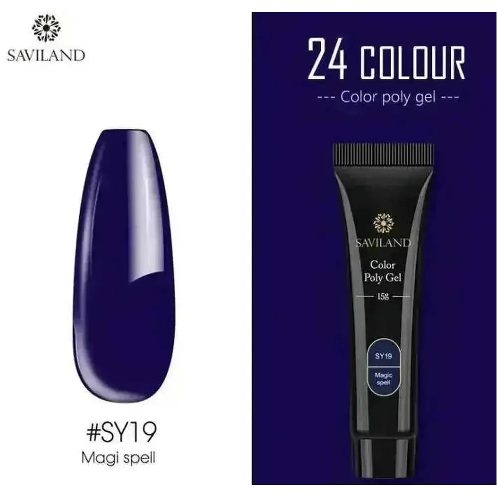 15g nail colored crystal extension glue SY12 - color variant display