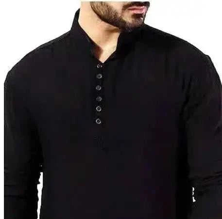 long sleeve cotton robe | lightweight linen thobe | breathable muslim clothing | ultrasonic cleaning