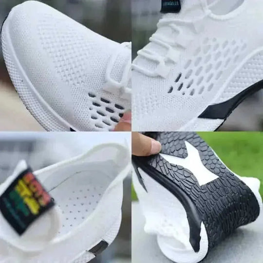 breathable mesh running shoes | lightweight casual sneakers | non-slip sole sports shoes | energy saving
