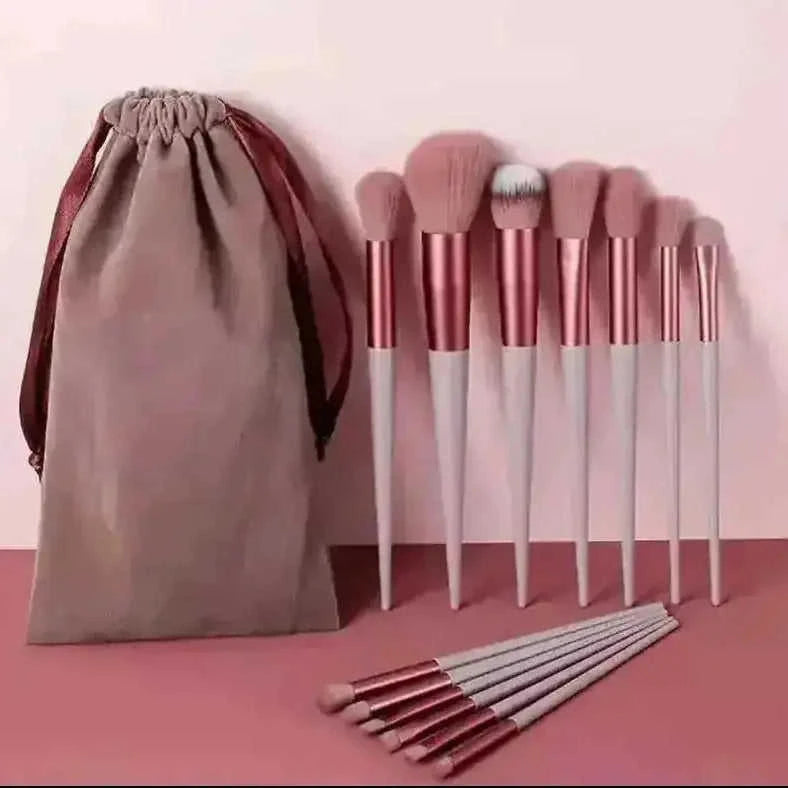 13pcs Professional Makeup Brush Set - Concealer Blush Powder Brushes - texture material showing best makeup brushes for be...