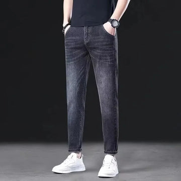stretch denim jeans for men | lightweight summer jeans | breathable thin jeans | energy saving