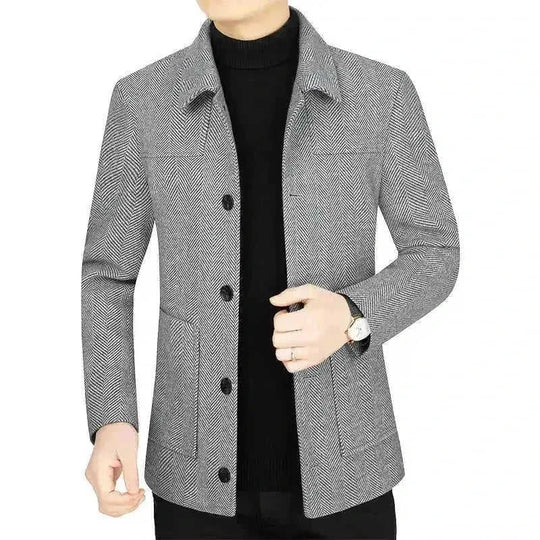 wool blend blazer | slim fit sport coat | business casual attire | energy saving