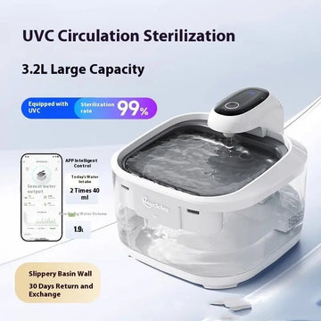 Cat Water Fountain Intelligent Automatic Filtering Flow Meifu Market