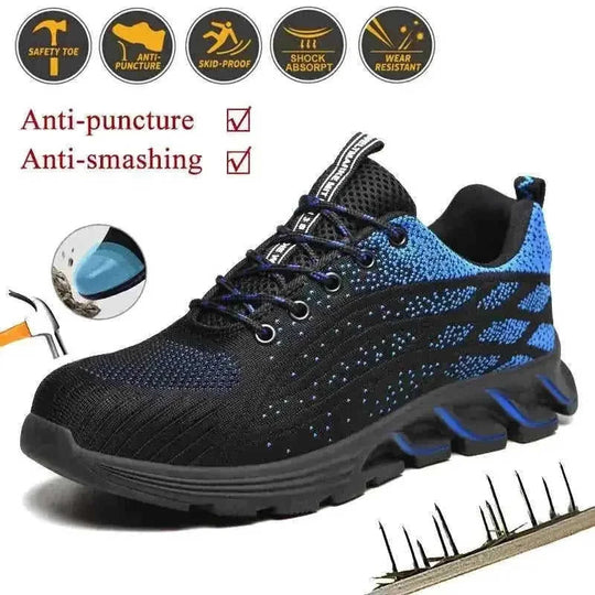steel toe work boots | puncture resistant safety shoes | composite toe work sneakers | energy saving