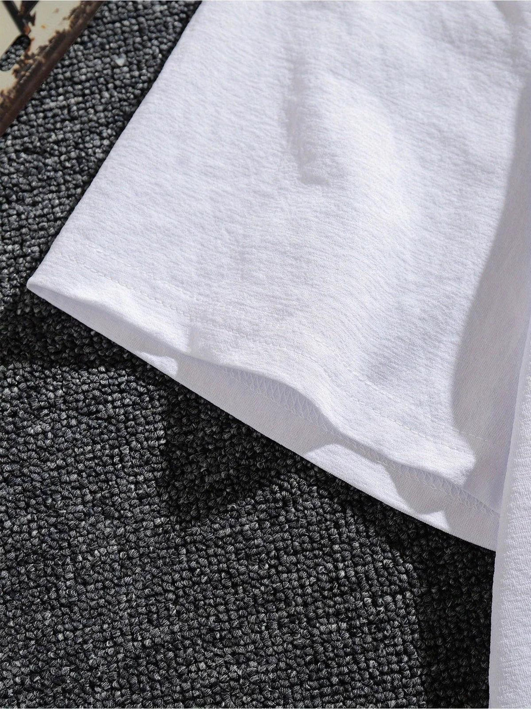 white tshirt men | loose fit tshirt | trendy print tshirt | ultrasonic cleaning