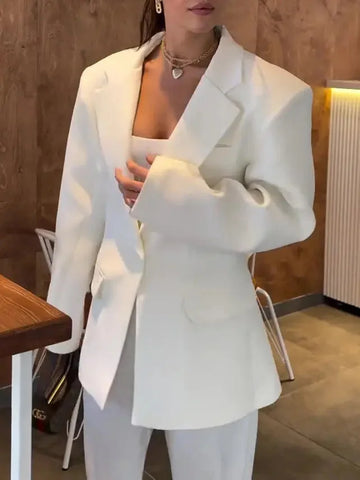 premium wool blend blazer | wrinkle-resistant fabric | plus size blazer | energy saving