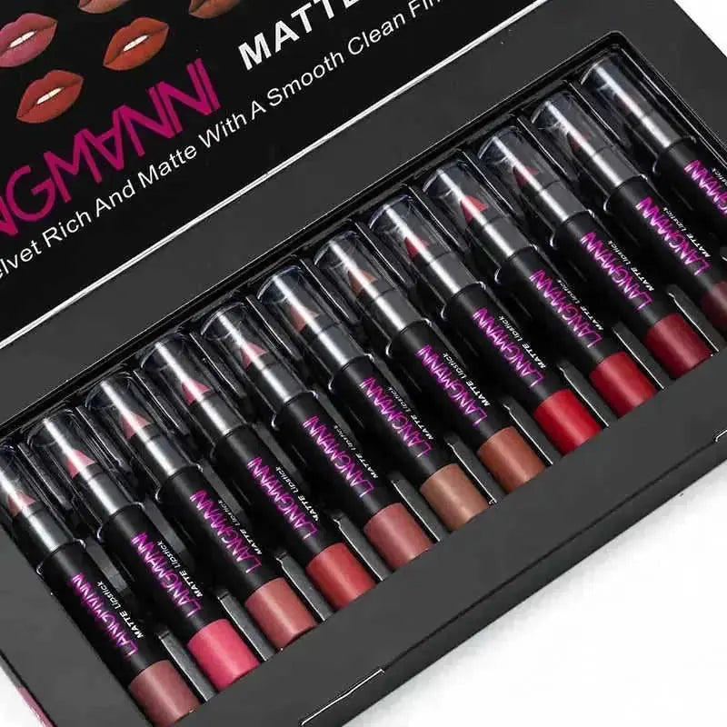 matte lipstick set | long-lasting lip color | waterproof lip gloss | energy saving