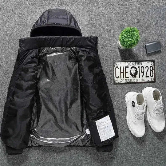 usb heated jacket | electric heating coat for men | rechargeable thermal clothing | energy saving