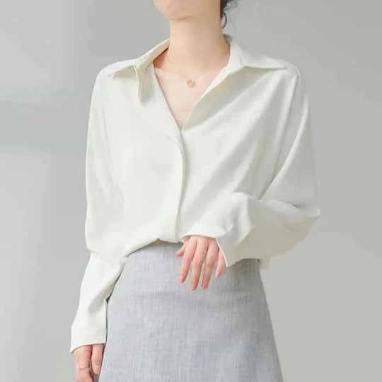 vintage satin button down shirt | oversized checkered blouse | lightweight satin shirt | ultrasonic cleaning