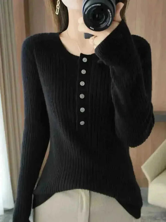 cashmere wool sweater | oversized fit womens | round neck long sleeve | ultrasonic cleaning