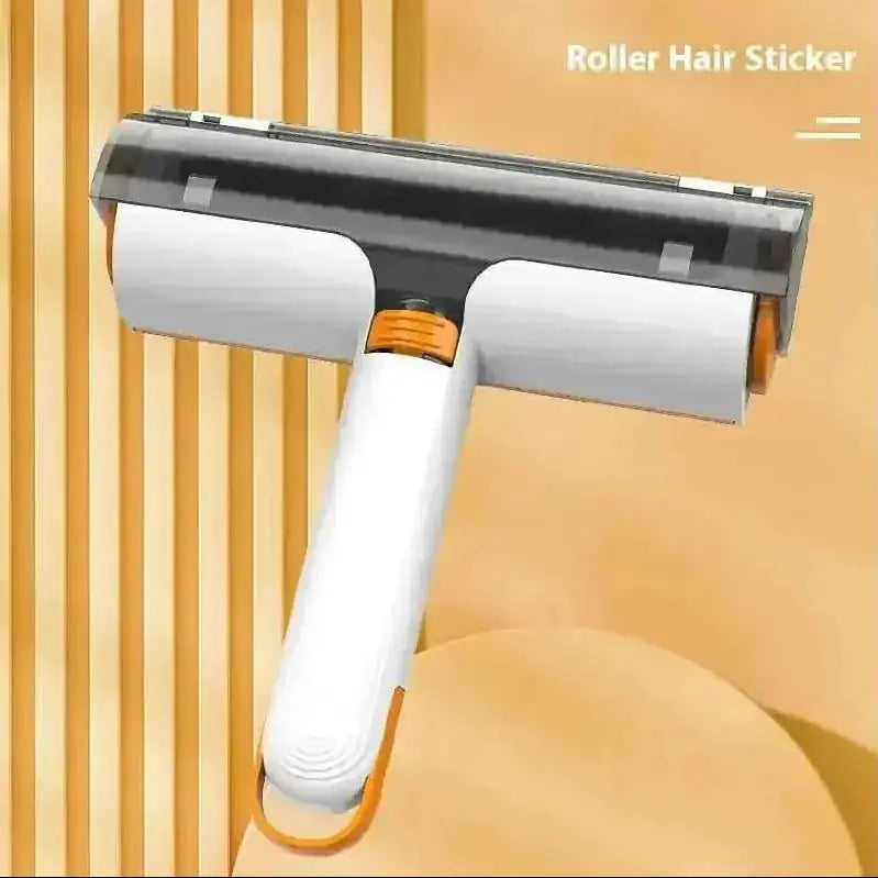 2-in-1 Pet Hair Remover Roller - Reusable Lint Brush for Furniture - view 8 (color: black | pattern: check)