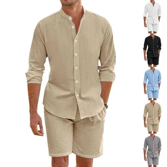 lightweight cotton fabric | breathable summer outfit | casual beachwear set | ultrasonic cleaning