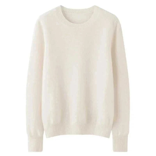 cotton-blend knit fabric | oversized fit long sleeve | breathable loose sweater | ultrasonic cleaning