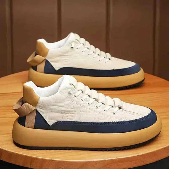 thick-soled sneakers for men | breathable mesh running shoes | lightweight walking shoes | energy saving