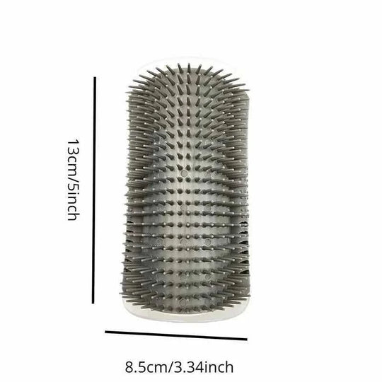 self-cleaning cat brush | silicone grooming comb | wall-mounted pet massager | ultrasonic cleaning